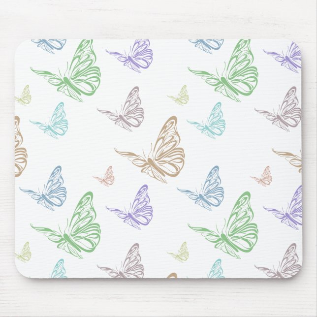 Pastel Butterflies Musmatta (Framsidan)