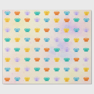 Pastel Butterfly Gift Wrap - Kawaii Wrapping Pappe Presentpapper