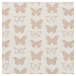 Pastel butterfly pattern tyg