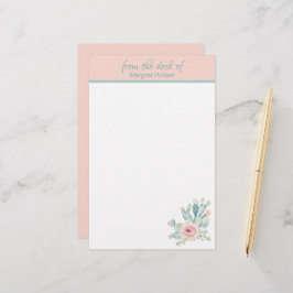 Pastel Cactus Personal Brevpapper