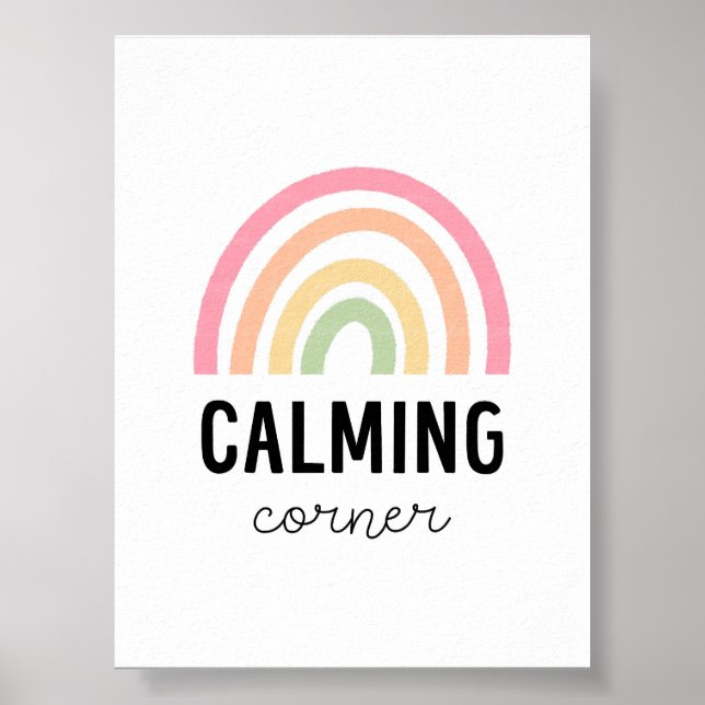Pastel Calming Corner Poster (Framsidan)