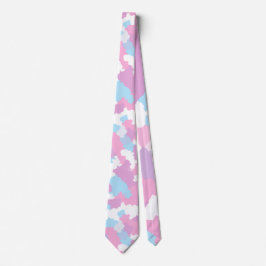 Pastel Camouflage Abstrakt Art Mönster Slips