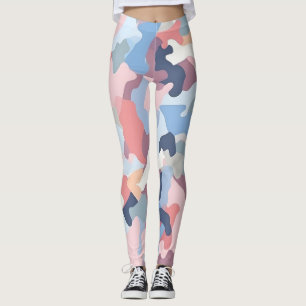 Pastel Camouflage Leggings