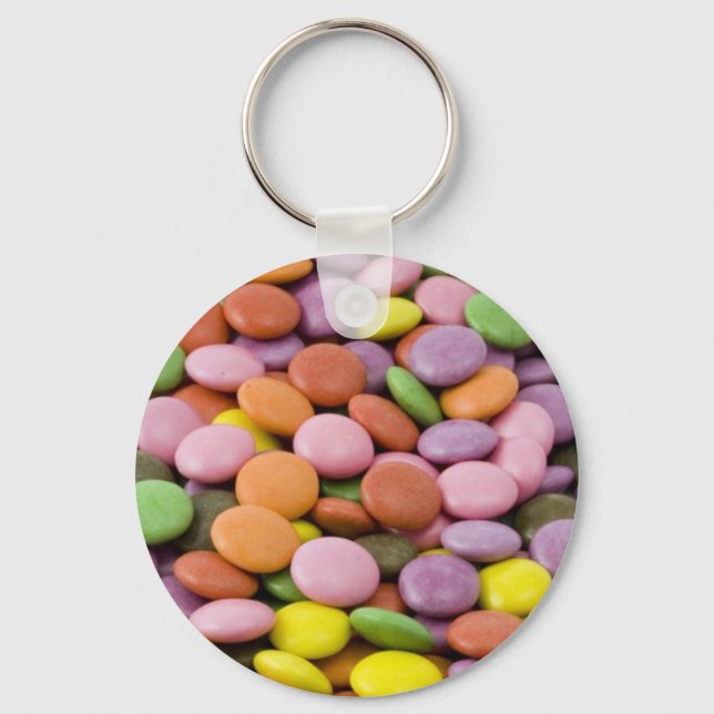 Pastel Candies Springtime Keychain Nyckelring (Framsida)