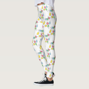Pastel Candy corn Påsk Basket Candy Kernels Leggings