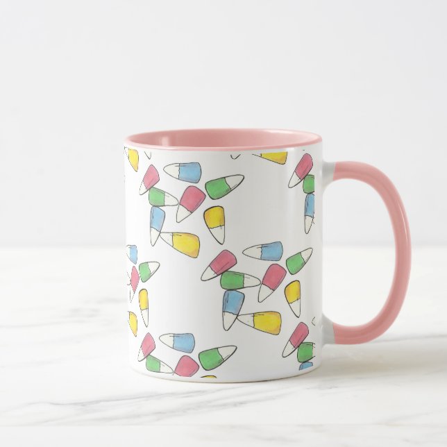 Pastel Candy corn Påsk Party Springtime Mugg (Höger)
