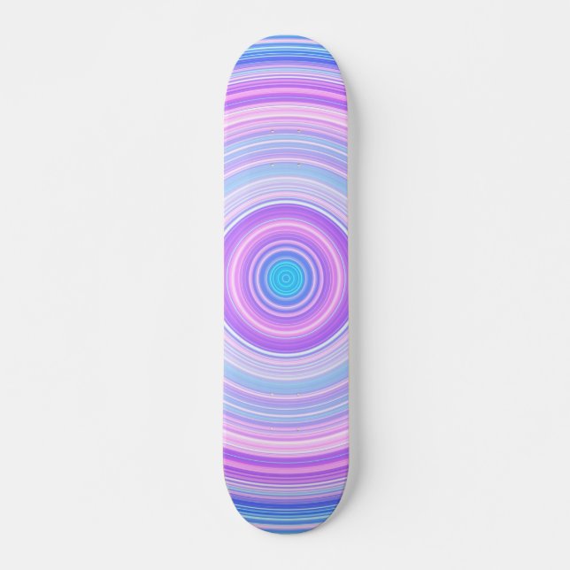 Pastel Candy Färgad Mini Skateboard Bräda 18,5 Cm (Framsida)