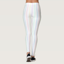 Pastel Candy Rand Rainbow Leggings