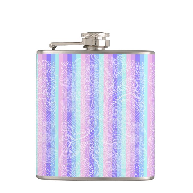 Pastel Candy Swirls | Mjuka Fantasy Mönster Fickplunta (Framsidan)