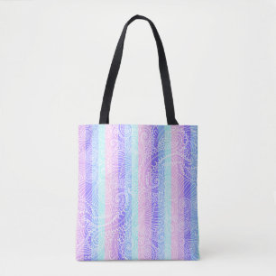 Pastel Candy Swirls Mjuka Fantasy Mönster Tygkasse