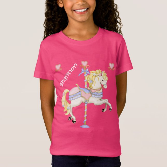 Pastel Carousel Pony Tröja (Framsida)
