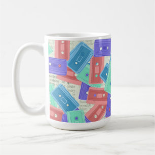 Pastel Cassette Tapes - 90:s Aesthetic Music Kaffemugg