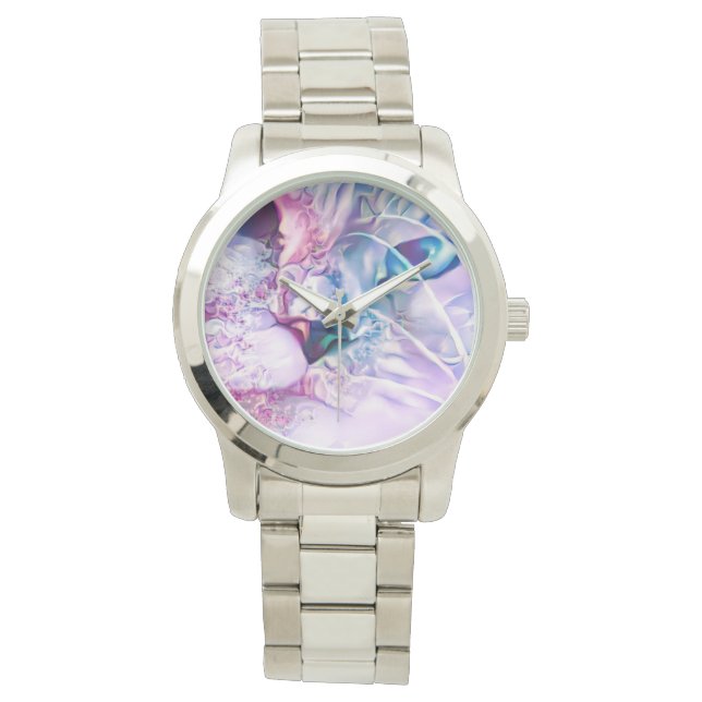 Pastel Cat Dreamscape Armbandsur (Framsida)