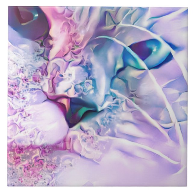 Pastel Cat Dreamscape Kakelplatta (Framsidan)