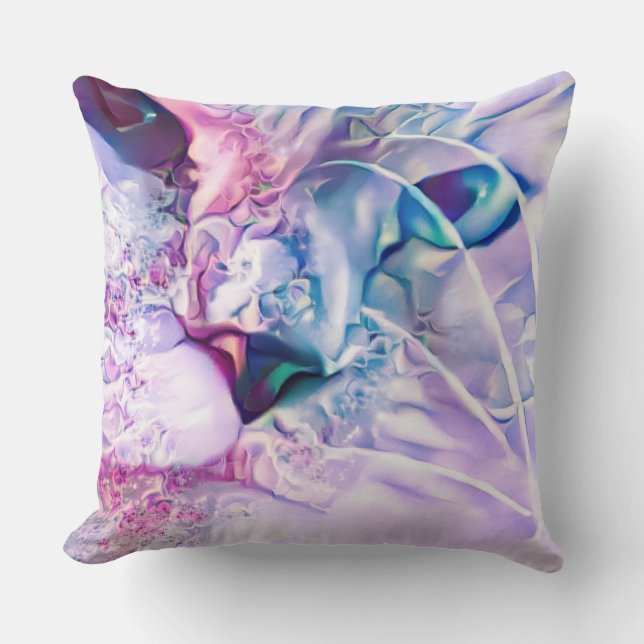 Pastel Cat Dreamscape Kudde (Framsida)