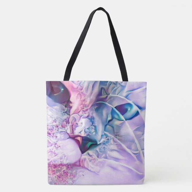 Pastel Cat Dreamscape Tygkasse (Framsida)