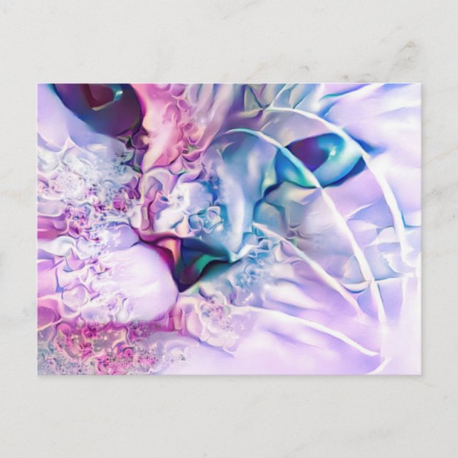 Pastel Cat Dreamscape Vykort (Framsida)