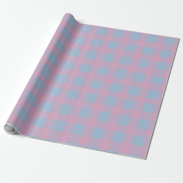 Pastel Checkered Gingham Presentpapper