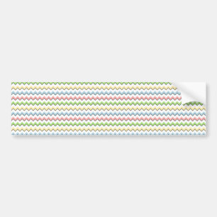 Pastel Chevron-Drop Shadow by Shirley Taylor Bildekal