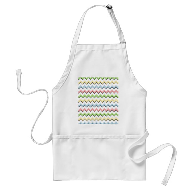 Pastel Chevron-Drop Shadow by Shirley Taylor Förkläde (Framsidan)