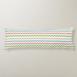 Pastel Chevron-Drop Shadow by Shirley Taylor Kroppskudde