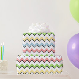 Pastel Chevron-Drop Shadow by Shirley Taylor Presentpapper