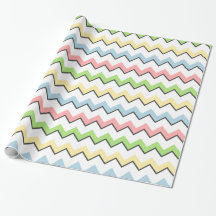 Pastel Chevron-Drop Shadow by Shirley Taylor