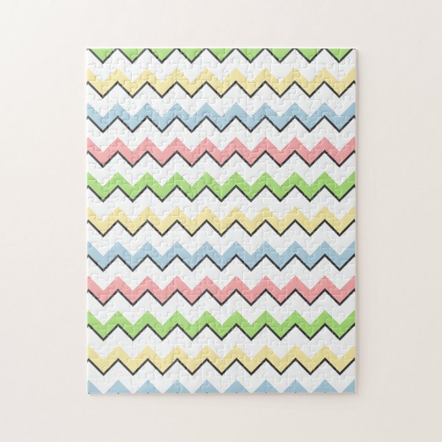 Pastel Chevron-Drop Shadow by Shirley Taylor Pussel (Vertikal)