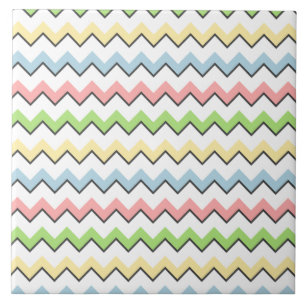 Pastel Chevron Shadow by Shirley Taylor Kakelplatta