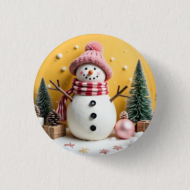 Pastel Christmas - Button Knapp (Framsida)