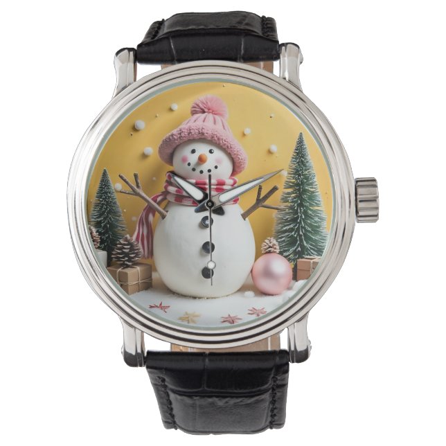 Pastel Christmas - eWatch Watch Armbandsur (Framsida)