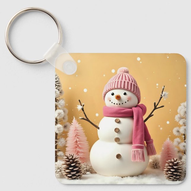 Pastel Christmas - Keychain  Nyckelring (Framsida)