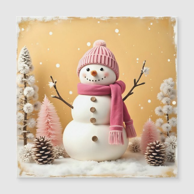 Pastel Christmas - Magnetic Card (Framsida)