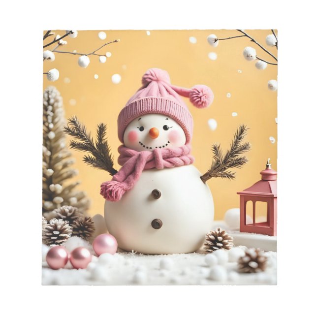 Pastel Christmas - Note Pad  Anteckningsblock (Framsida)