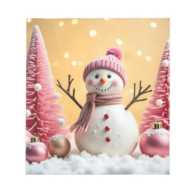 Pastel Christmas - Note Pad Anteckningsblock (Framsida)