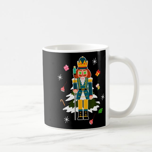 Pastel Christmas Nutcracker In Snow Christmas  Kaffemugg (Höger)