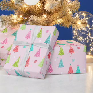 Pastel Christmas Wrapping Paper Presentpapper