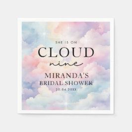 Pastel Clouds är på molnet nio Möhippor Pappersservett