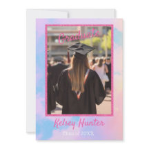 Pastel Clouds Studenten Era Älskare Rosa Glitter