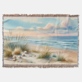 Pastel Coastal Dunes Watercolor Filt
