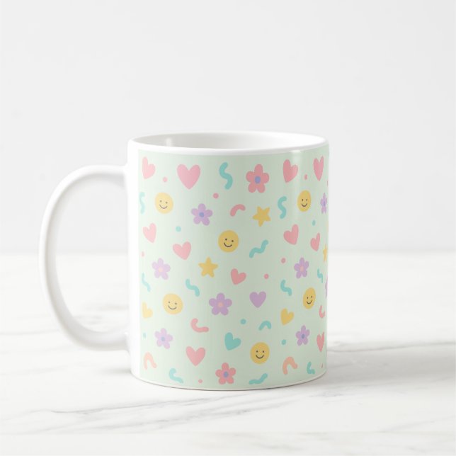 Pastel color mug kaffemugg (Vänster)