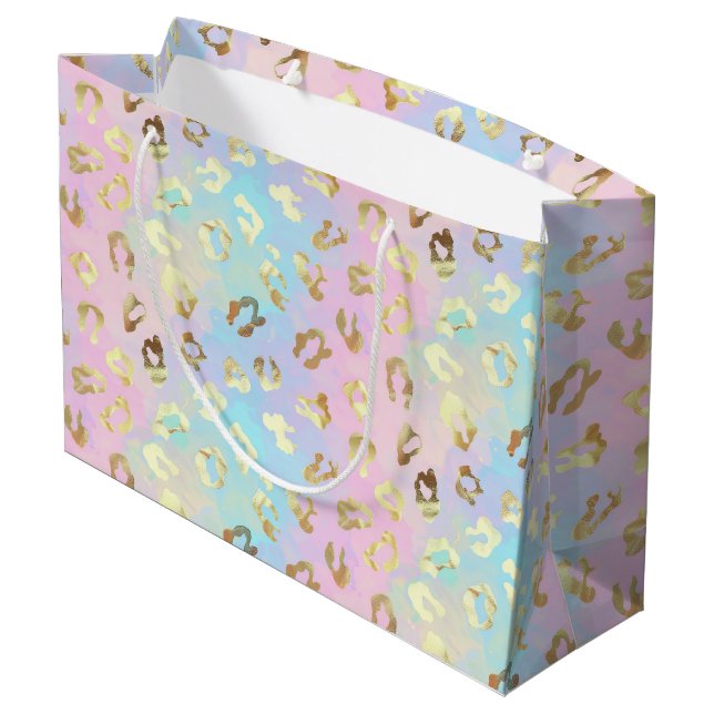 Pastel Colors Leopard Skin Bandana (Baksidan Vinklad)