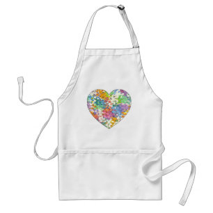 Pastel Confetti Hearts Förkläde