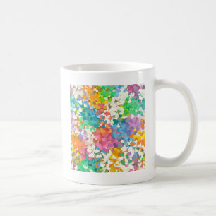 Pastel Confetti Hearts Kaffemugg