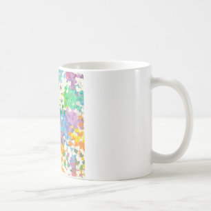 Pastel Confetti Hearts Kaffemugg