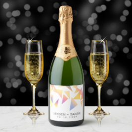 Pastel Confetti White Bröllop med flera Färgader