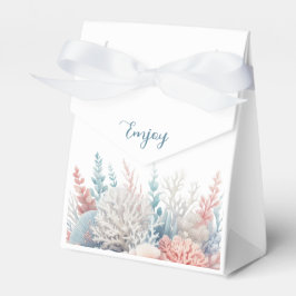 Pastel Coral Reef-Beach Wedding- Presentaskar