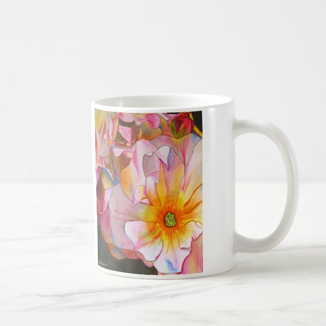 Pastel Cornelia Ro, färgkonst Kaffemugg (Höger)