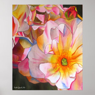 Pastel Cornelia Ro, färgkonst Poster