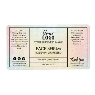 Pastel Cotton Candy Ansikte Serum Fraktsedel